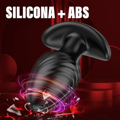 🔌 Vibrador à Rotation – Plug Anal avec Massage et Contrôle via Application