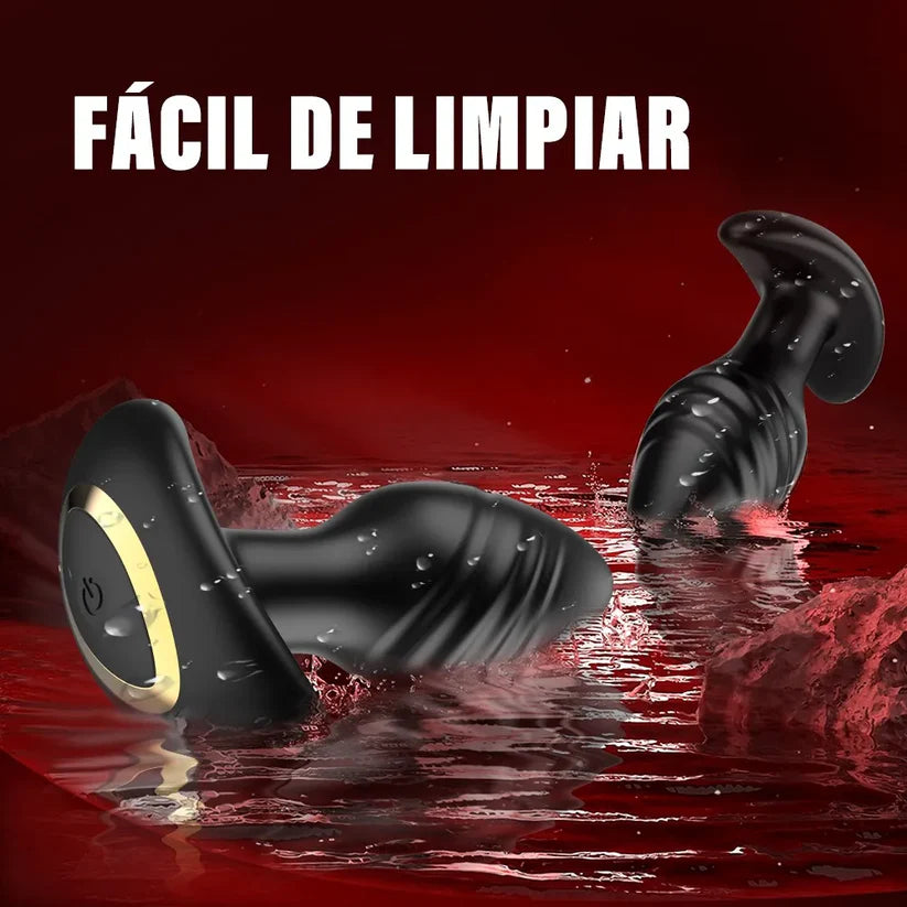 🔌 Vibrador à Rotation – Plug Anal avec Massage et Contrôle via Application