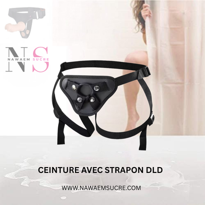 🖤 Dildo Réaliste avec ceinture – Sensations Naturelles, Plaisir Illimité