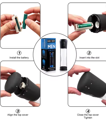 Pompe à vide électrique  pour hommes (Bleu)